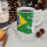 Ceramic Mug 11oz - Brazil Flag Theme