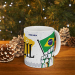 Ceramic Mug 11oz - Brazil Theme